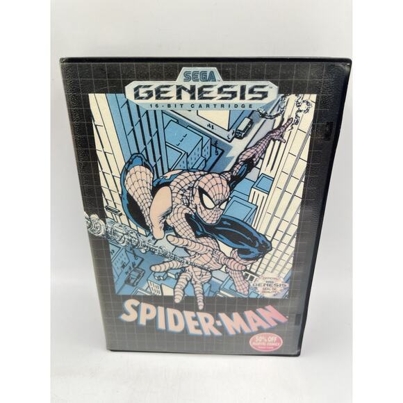 Spider-Man (Sega Genesis, 1991) With Original Box - Picture 1 of 10